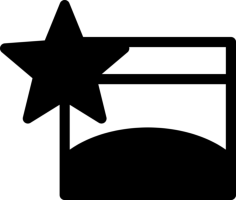 Favourite Browser Symbol In A Circle Sticker Svg Vector, Free Vectors File